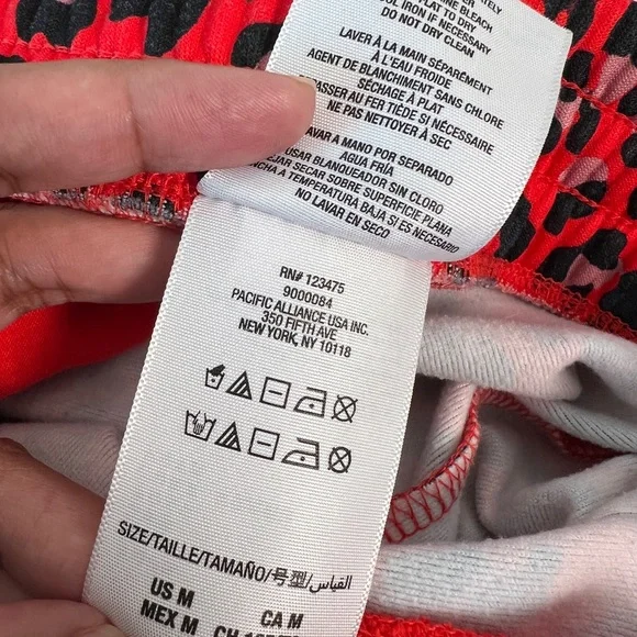 Juicy Couture Black Label Tracksuit Set Red Leopard Print Hoodie Pants Y2K Retro